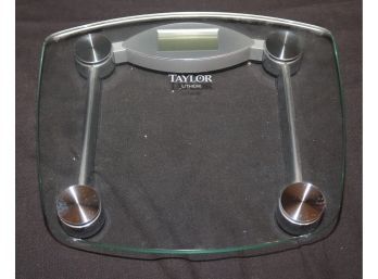 Taylor Lithium Glass Bathroom Scale