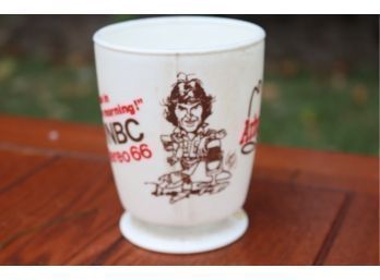 Vintage Imus In The Morning WNBC Stereo 66 Arby's Plastic Coffee Mug
