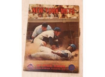 1971 New York Mets Official Yearbook Shea Stadium