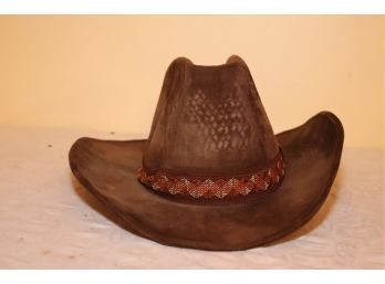 Vintage Boot Hill Cowboy Hat Size 7 1/2- 7 3/8