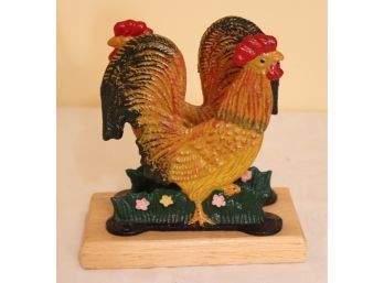 Rooster Cast Iron Napkin Holder
