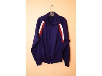 Sweet Vintage Purple Track Suit Jacket  OMNI II LTD Sz. L