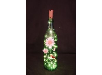 LED Light Up Glass Bottle