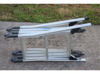 Professional Westway Adjustable Folding Aluminum Ladder