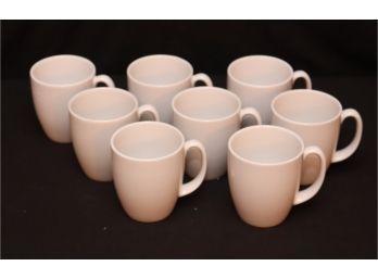 Set Of 8 Corelle Stoneware Coffee Mugs