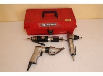 Set Of 3 Northern Industrial Pneumatic Tools Air Nibbler (T-1)
