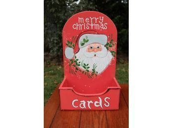 Merry Santa Christmas Card Holder