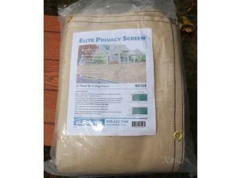 New In Package Elite Privacy Screen 24' Long X 6' High Beige