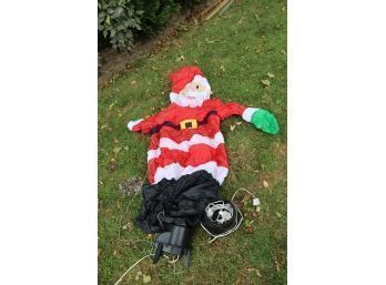 Blow Up Inflatable Santa Christmas Lawn Decoration.