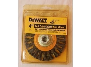 DeWalt 4' Full Circle Twist Wire Wheel  (T-28)