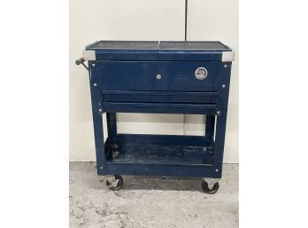Blue Rolling Tool Box