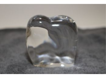 MODERNIST BACCARAT CRYSTAL ELEPHANT PAPERWEIGHT Figurine, France