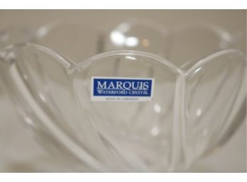 Waterford Marquis Signed Heavy Crystal Glass Bowl