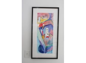 'Crayon Box' Signed Painting By Liora 1992