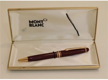 Mont Blanc Meisterstruck Maroon Ballpoint Pen