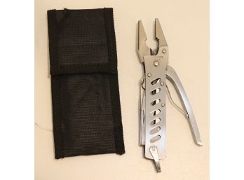Stainless Steel Multi Tool With Nylon Belt Pouch Sheath