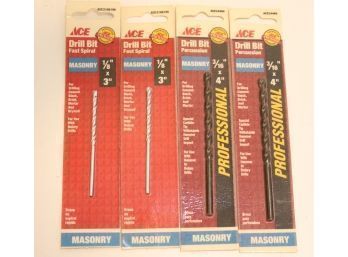 New In Package ACE Masonry Drill Bits   (DB-1)