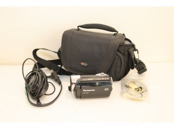 Panasonic SDR-S26 HD Video Camcorder With Battery Charger & Camera Bag