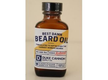 New Duke Cannon Best Damn Beard Oil