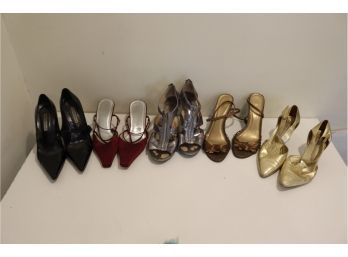 Women's High Heel Shoe Lot Michael Kors, Via Spiga, Stuart Weitzman (TRS-5)