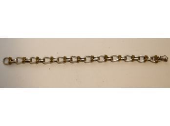 Vintage Sterling Silver 925 Link Bracelet Mexico 34.2 Grams  (j-14)
