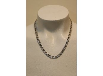 Vintage Miami Cuban Link Sterling Silver Chain. (J-30)