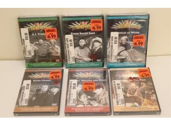 6 NEW Sealed The Three Stooges DVD's