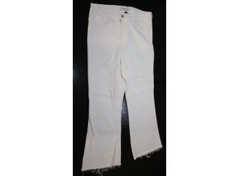 Pair Of Flying Monkey White Jeans Pants Size M. (IS-5)