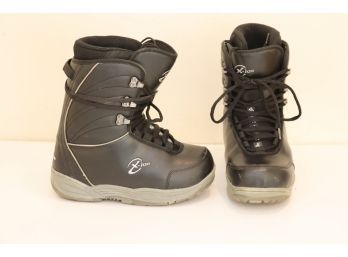 Black X-ion Snowboard Boots Size 39