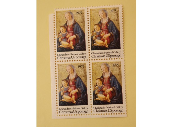1975 Ghirlandao National Gallery Christmas US Postage Stamps