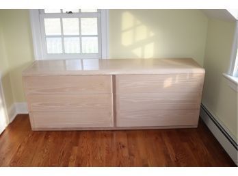 Natural Wood Bedroom Dresser