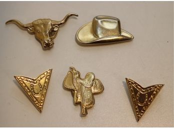 Cowboy Button Covers And Collar Tips (JWH-24)