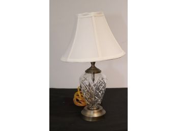 Glass Crystal Table Lamp With Shade