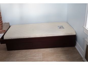 Twin Platform Bed With Storage Drawers