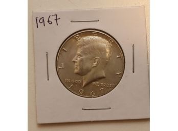 1967 Kennedy Half Dollar 90 Silver US Coin (D-2)