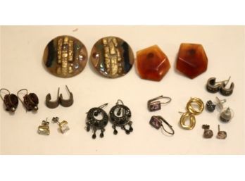 Vintage Pierced Earring Lot   (MO-5)