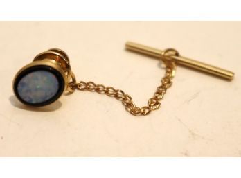 Vintage JP Laurens Ltd 14K Gold And Opal Tie Tack Pin  (MO-24)