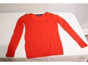 Red Ralph Lauren Sport Sweater