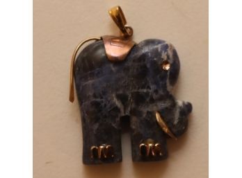Stone Elephant Sterling Silver 925 Pendant (PB-10)