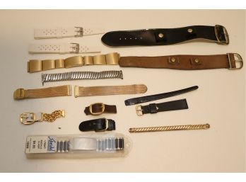 Assorted Vintage Watch Band Lot New And Pre-owned (MO-1)