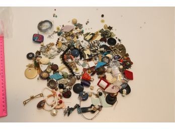 Assorted Jewelry For Repair Parts Crafts Beads Earrings Necklaces Bracelets And More! (JWH-23)