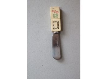 Mahjong Tile Cheese Knife