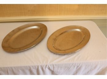 Oval Stainless Serving Platters