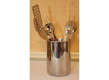 All-clad Stainless Steel Kitchen Utensils And Storage Container