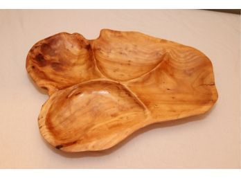 Natural Cut Wooden Serving Tray