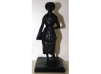 Carved Woman Statue
