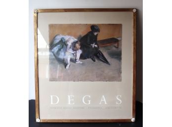Vintage Framed  Degas Norton Simon Museum Poster