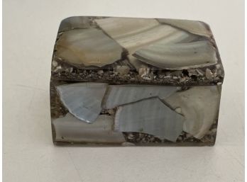 Abalone Covered  Trinket Cedar Box (M-6)