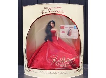 Yue Sai Red Millennium Collectible Doll From Permanent China Mission To The United Nations (YS-1)