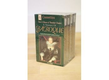New Sealed 4 Cassettes Baroque Music